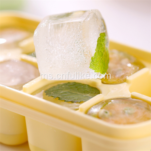 Dulang Ice Cube dengan Tudung 8-Ice Cube Trid